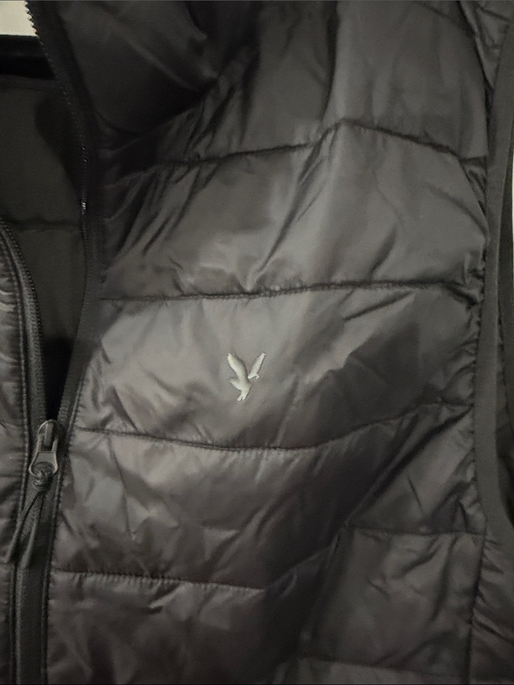 American Eagle Outfitters Quilted Puffer Vest - Black - Picture 6 of 8